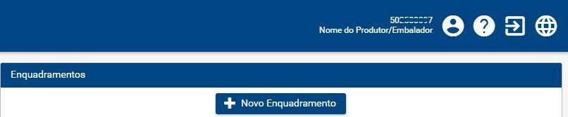 Aceder ao Menu lateral selecionando Resíduos/Fluxos Específicos/Enquadramento Figura 3 Menu de pedidos de