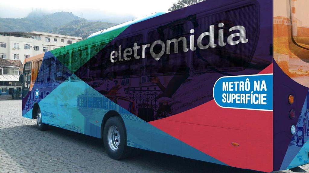 Metrô na Superfície Visão Lateral