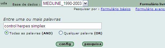 Todas as palavras representam um AND e faz a relação de intersecção das palavras, recuperando documentos que contenham todas as palavras indicadas; Qualquer palavra representa um OR e faz a soma das