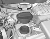 Completarea uleiului de motor BUŞON ULEI MOTOR Deşurubaţi şi scoateţi buşonul pentru uleiul de motor de pe capacul supapelor. Turnaţi uleiul încet, având grijă să nu vărsaţi pe lângă.