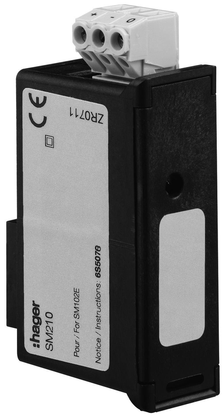 SM210 RS485 - JBUS/MODBUS para