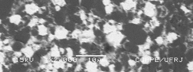 98 a b Figuras 56 a, b - Micrografias de superfícies de amostras