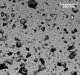 Figura 7 Microscopia Eletrônica de Varredura - 55% de sólidos em volume.