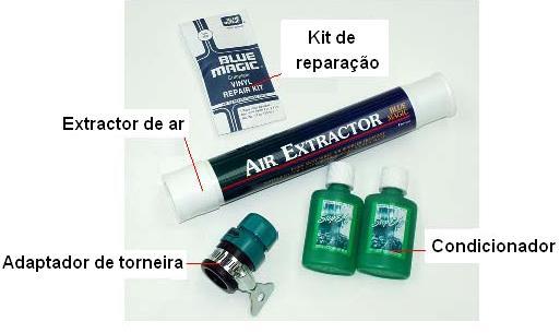 5. Conteúdo Base Colchão de Água Amplificador Capa exterior em PVC C Base com grelhas dos altifalantes Resistência J e termostato F Paredes de espuma (2 compridas e duas curtas cada par está unido