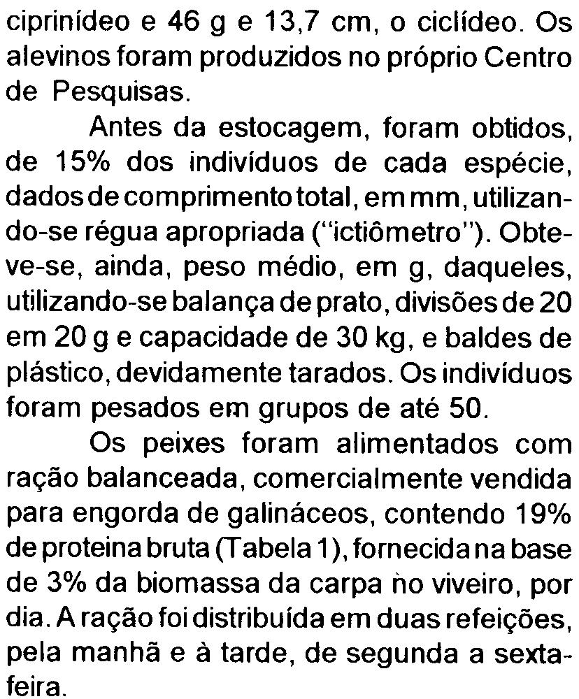 No Brasil a carpa comum, Cyprinus carpio L., 8, foi intruzida em 12 (NOMURA6).