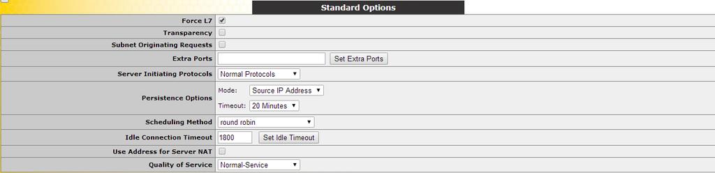 9. Expanda a seção Real Servers e selecione as seguintes opções: a) Selecione TCP Connection Only no menu drop-down. b) Digite 5061 no campo Checked Port e clique Set Check Port. 5.2.