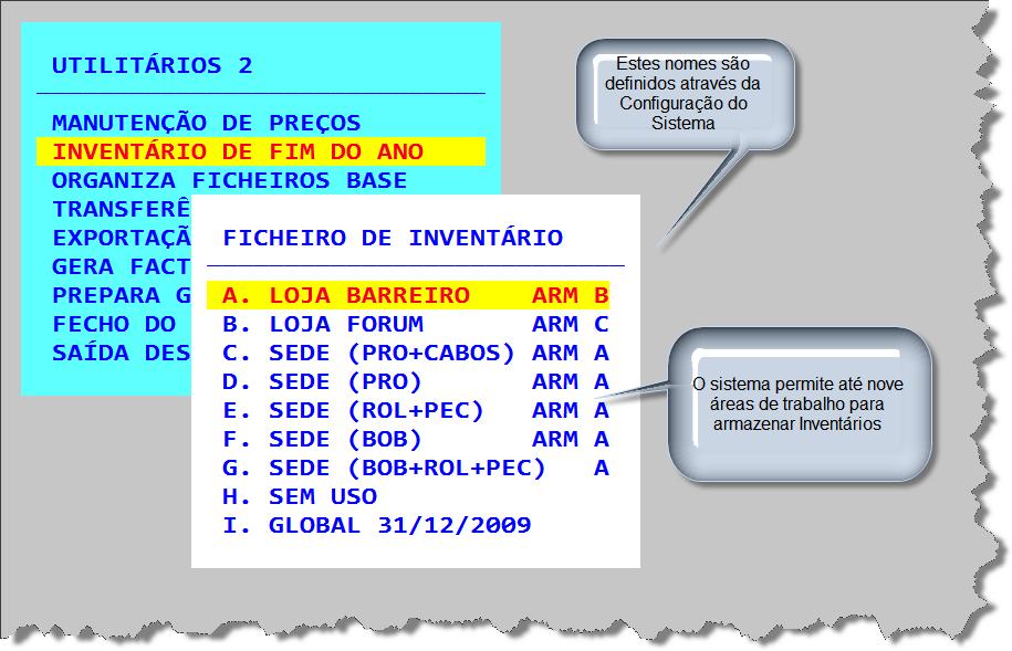 Esta opção permite criar automaticamente transacções de ajustamento que acertam as quantidades em stock de forma a reflectirem o que a contagem física indica.