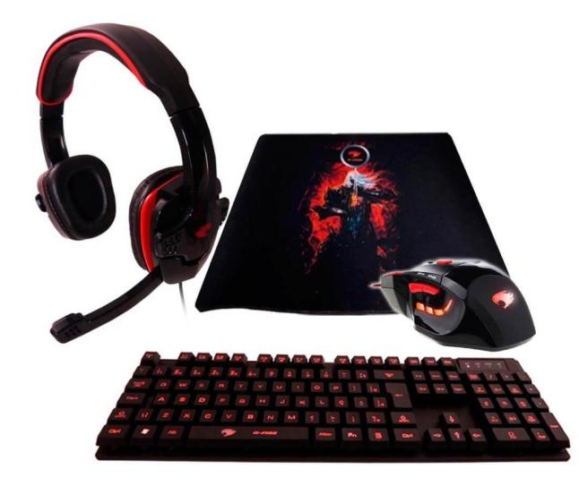 Kits Acessórios Kit Acessórios KTT278P50114 Mouse Gamer- MOGT2 Teclado