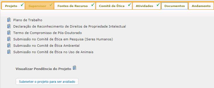 2.8. Aba - Documentos Confira os documento anexados,