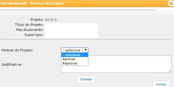 7.3. Avaliação do Projeto - Conselho de Departamento Realize o login no Sistema Atena.