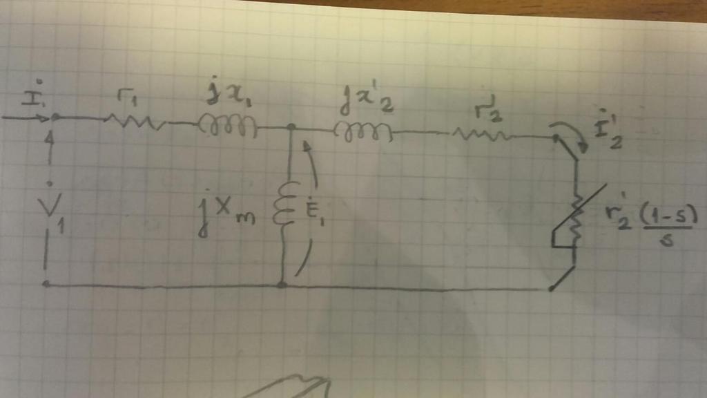 ARATERÍSTIA ONJUGADO x ROTAÇÃO DA MÁQUINA ASSÍNRONA Joé Robeto adoo icuito equivalente da Máquina Aíncona omo apeentado anteiomente, o cicuito equivalente modificado da máquina aíncona é dado po: A