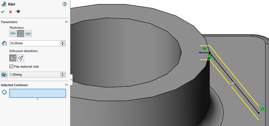 Feature Rib (para nervuras) 1.