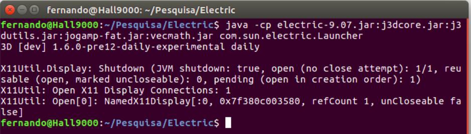 Electric VLSI Design System Comandos para configuração do Java 3D no Linux: (Baixar os cinco arquivos.