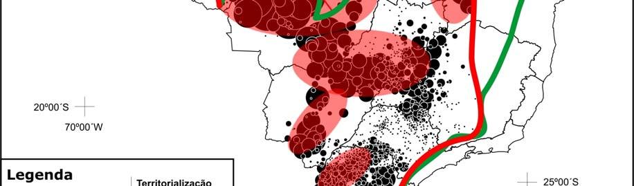 Observa-se que a direção da soja é a Amazônia, como possível