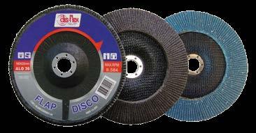 DISCO FLAP Discos Flap com base em fibra de