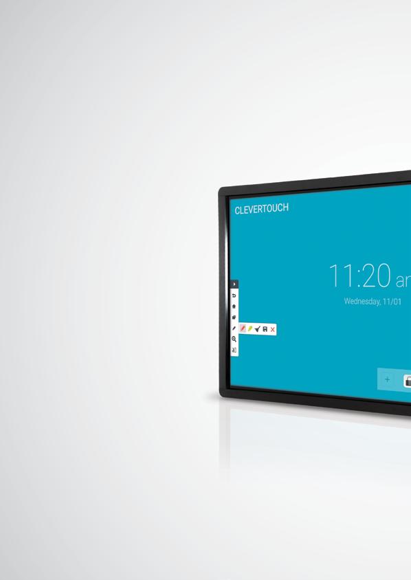 55" / 65" / 70" / 75" / 86" NOVO A Clevertouch aliou conectividade superior, software inovador e uma interface de utilizador simples para criar