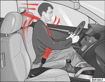 22 Cintos de segurança traseiro põe em perigo não só a sua própria integridade, mas também a condutor e do passageiro da frente fig. 8.