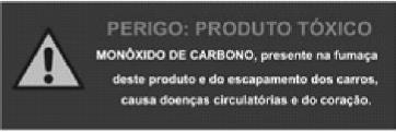 lateral para ser usada em conjunto com a advertência sanitária padrão "VOCÊ BROCHA.