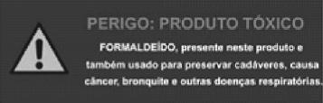 Advertência sanitária lateral para ser usada em conjunto com a advertência