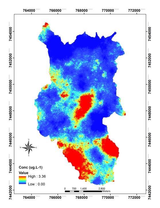 Coeficiente de Correlação EM VEP IT 0,880-0,009 0,823 0,575 1,424 Os valores do erro médio foram próximos de 0, indicando um baixo grau de enviesamento.