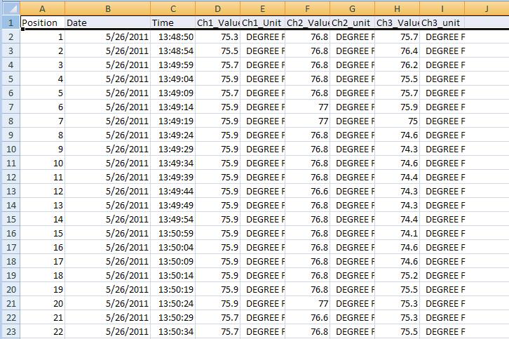 2. Pressione o botão LOGGER por >2 segundos para iniciar o registro.