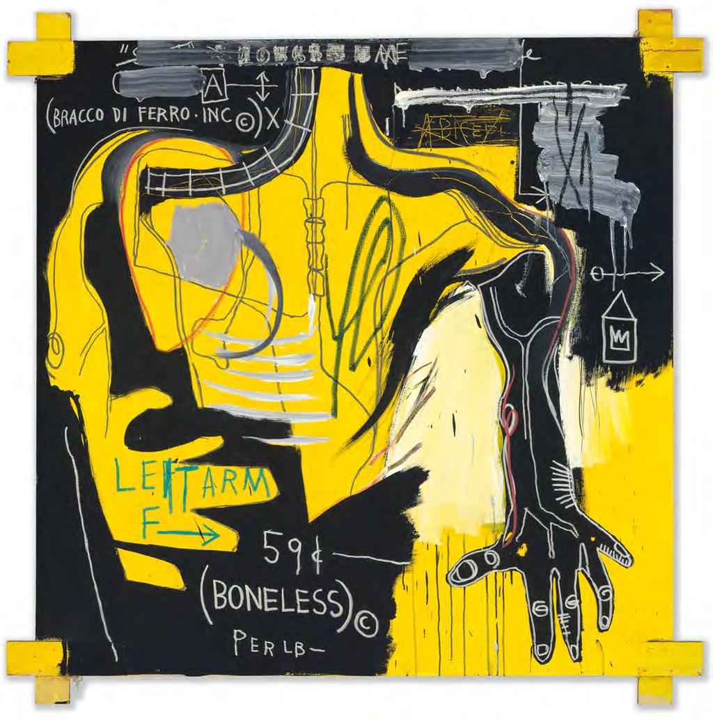 48 Sem título [Untitled] (Bracco di Ferro), 1983 Acrílica e tinta a óleo em bastão sobre tela com suportes