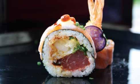 ZOOM 79 No Soul Sushi muitos dos pratos são criados no momento para cada cliente, que raramente escolhe através da ementa fixa conhece, são peças criadas pelo sushiman no momento, com os melhores e