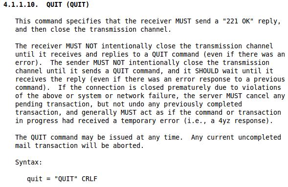 Exemplo: RFC SMTP: RFC 2821 (1982), 7504 https://tools.ietf.org/html/rfc5321 Prof. Dr.