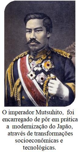 A Era Meiji Contexto: 1868-1912 Foi um período de grandes mudanças na história do Japão, que passou de Estado Feudal a Estado Industrial.