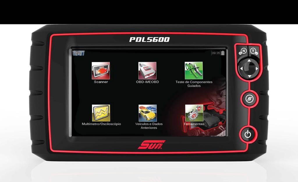 PDL 3100 PDL 4100 PDL 5600 Display touchscreen 5,6 8 8 Rápida inicialização, pronto