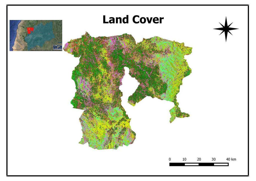 diversidade florística, obtenção de mapas de