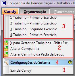 Muitas das características do ambiente de trabalhos, dos documentos e dos formulários podem ser configuradas pelo utilizador.