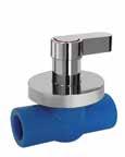 ACESSÓRIOS PP-R pp-r fittings K50/M VÁLVULA DE CORTE COM MANÍPULO STOP VALVE WITH HANDLE 20 Longo 20 Long 10750320 2 16 23,22 25 Longo