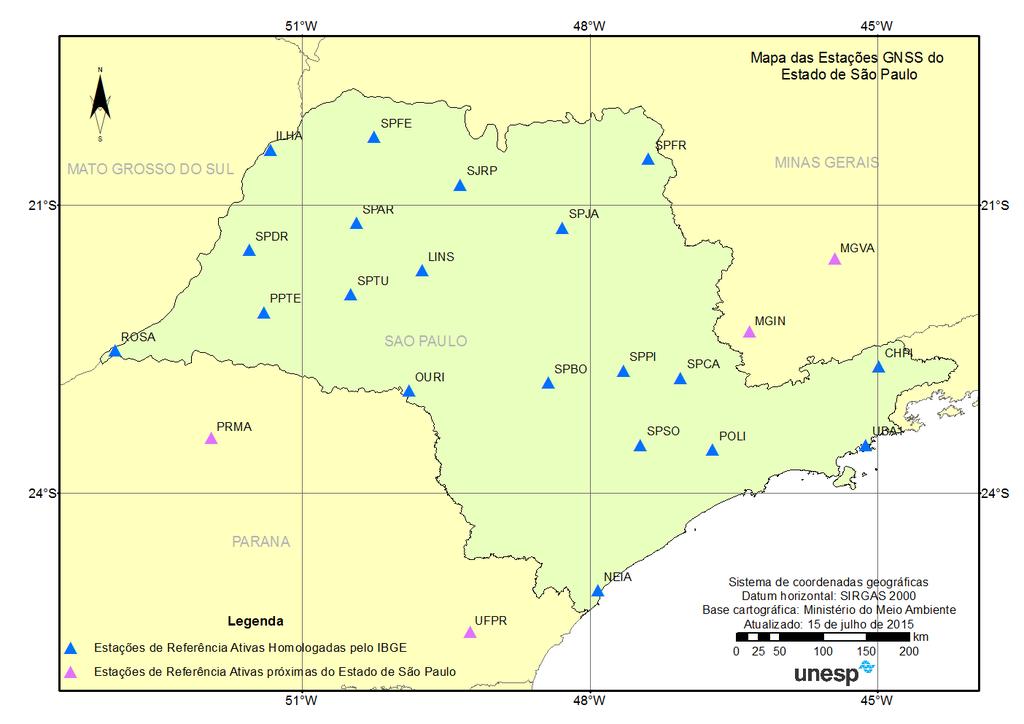 20 RTCM via Internet Protocol), em formato RTCM (Radio Technical Commission for Maritime Services).