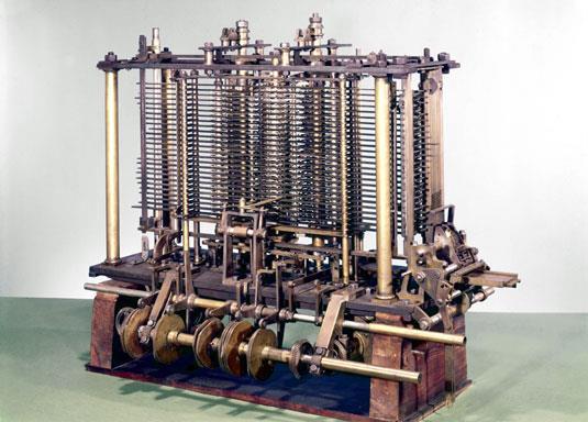 História da Informática Máquina analítica é precursora dos computadores modernos Entrada com cartões perfurados