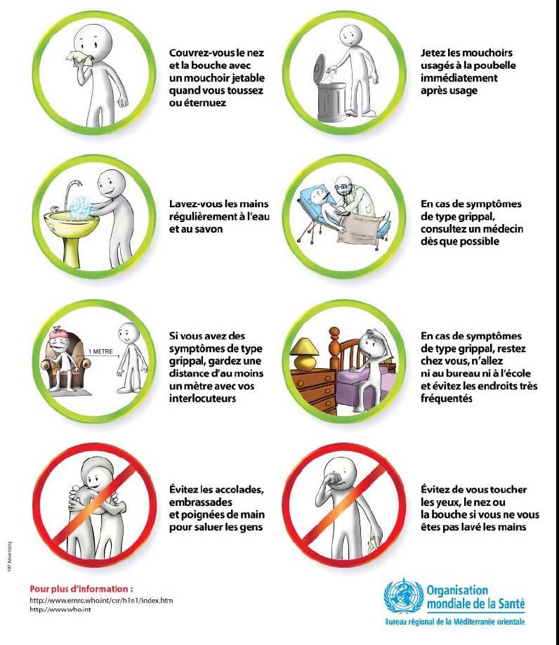 Gripe A (H1N1) Como se pode proteger a si e aos outros Sempre que tossir ou espirrar tape o nariz e a boca com lenço de papel Deite no caixote do lixo os lenços de papel usados Lave as mãos