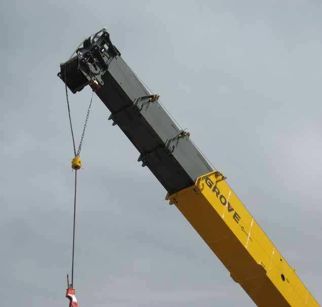 Features Características Características Features Características Características Load Moent Indicator with Work Area Definition Syste: WADS allows the crane operator to define a preferred working