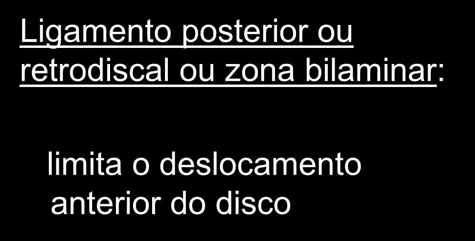 Revisão da Anatomia Ligamento posterior ou retrodiscal