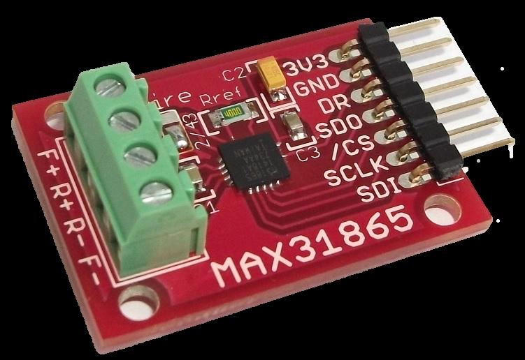 Chip para leitura MAX31865 RTD-to-Digital Converter General Description The MAX31865 is an easy-to-use resistance-to-digital converter optimized for platinum resistance temperature detectors (RTDs).