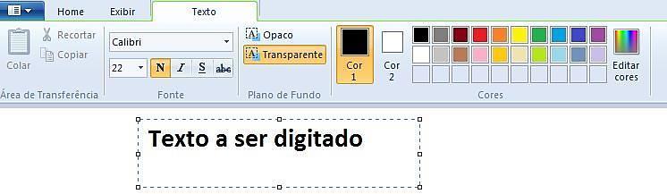 Use Copiar para copiar um objeto selecionado no Paint. Isso será útil se você tiver linhas, formas ou texto para serem exibidos várias vezes na imagem.