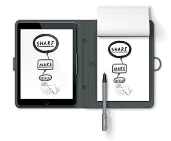 Pasta inteligente com capa dura para ipad Air 2 Uma pasta inteligente projetada especialmente para o ipad Air 2. Anotações para o século XXI.