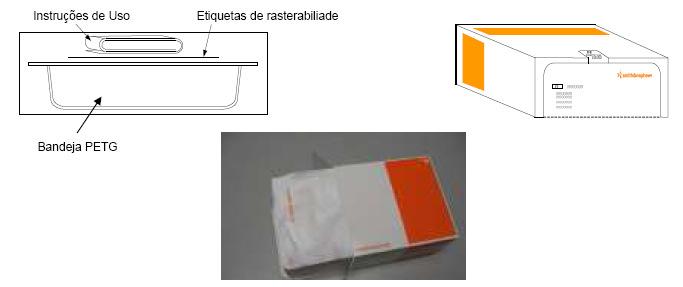 Forma de comercialização As Hastes Redapt Monolithic são distribuídas e comercializados em embalagem unitária estéril. Os Componente é embalado em bandeja rígida de PETG com tampa Tyvek.