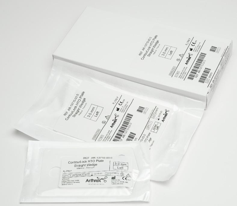 Imagem ilustrativa das embalagens da placa (sacos de polietileno/tyvek e caixa de papel cartão) Nome técnico: Sistema de fixação rígida de placas especiais para