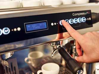 des Kaffeewasserkessels Contrôle électronique de la témperature de la chaudière eau + vapeur et de la chaudière café Controlo