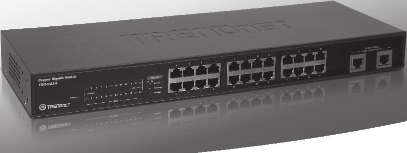 24-Port 10/100Mbps Switch with 2 Gigabit