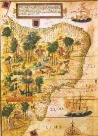 Início do ciclo do pau-brasil Os tupis foram os principais aliados