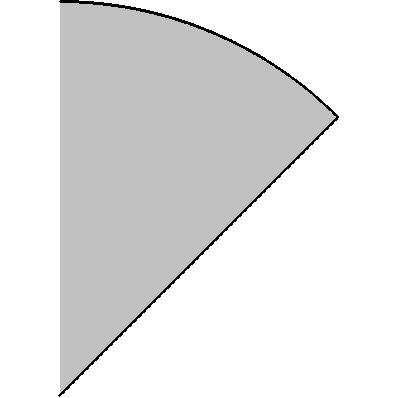 Cálculo III-A Módulo Tutor 7 sai em r 8 8 P,) escrição de em coordenadas polares π/4 entra em r Efetuando uma varredura em no sentido anti-horário a partir da reta onde θ π/4) até o eio positivo onde