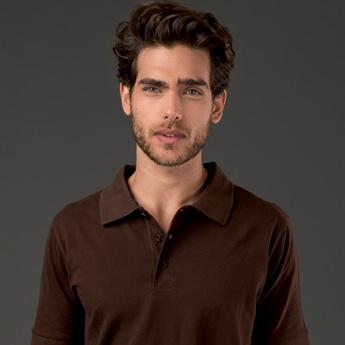 DM EVE polo para homem polo para senhora 195 g/m 2 195 g/m 2 Malha piqué 100% algodão Gola e mangas em Rib Fita de reforço na gola e carcela reforçada com 3 botões à cor Parte inferior com aberturas