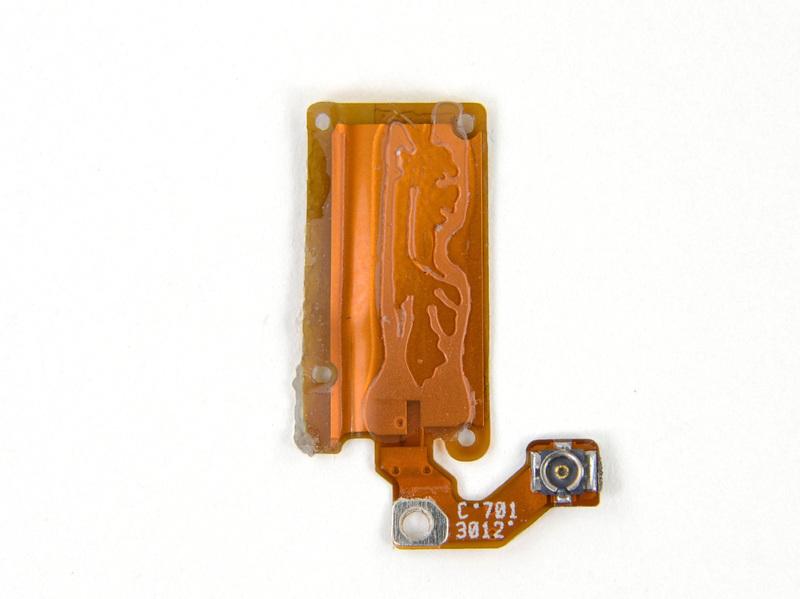 Encontramos antena Bluetooth deste Nano fácil de remover com uma abertura de plástico ferramenta de desde que