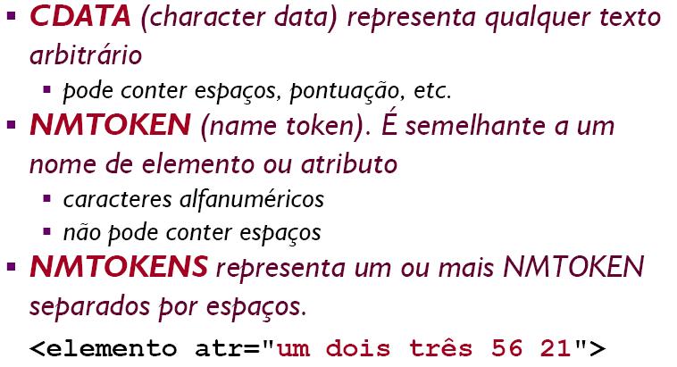 CDATA e NMTOKEN April 05 Prof. Ismael H. F. Santos - ismael@tecgraf.puc-rio.